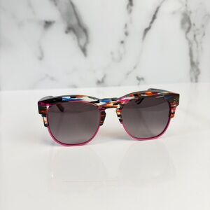 Wildfox Clubfox Colorful Cat-Eye Sunglasses With Spitfire Case